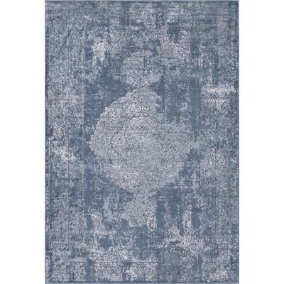 Unique Loom Woodburn Portland Rug in Blue Rectangular 3147345