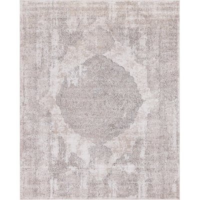 Unique Loom Woodburn Portland Rug in Ivory Rectangular 3147360