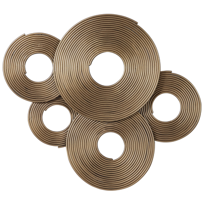 Uttermost Ahmet Gold Rings Wall Decor 04201