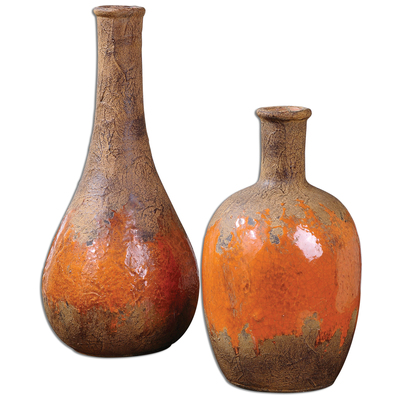 Uttermost Kadam Ceramic Vases S/2 19825