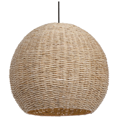 Uttermost  Seagrass 1 Light Dome Pendant