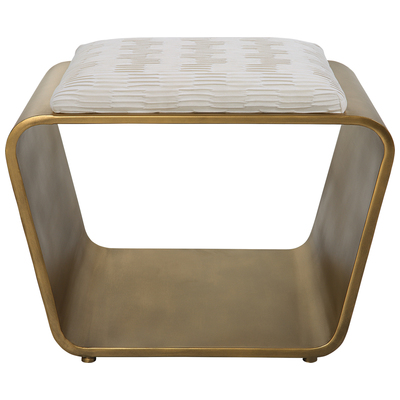 Uttermost Hoop Small Gold Bench
