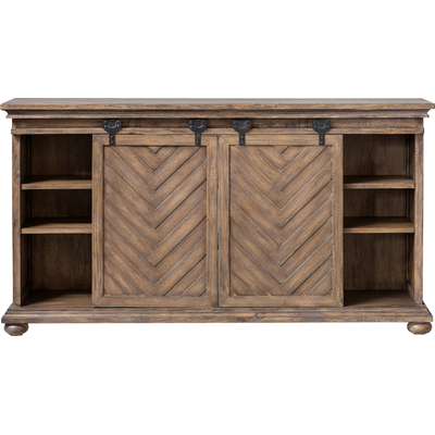 Uttermost Primalia Barn Door Media Console 25445