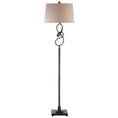 Uttermost Tenley Twisted Bronze Floor Lamp 28129-1