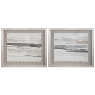 Uttermost Neutral Landscape Framed Prints, Set/2 36114