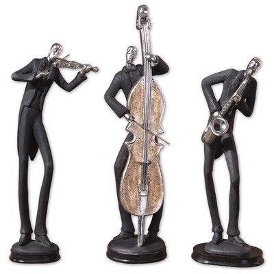 Uttermost Musicians Decorative Figurines, Set/3 19061