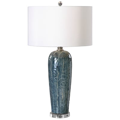 Uttermost Maira Blue Ceramic Table Lamp 27130-1