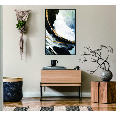 WhiteLine Ari 48 inchx32 inch Canvas Wall Art, Black PS Frame, 0696576755576, AW1861