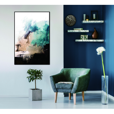 WhiteLine Windy 48 inchx32 inch Canvas Wall Art, Black PS Frame, 0696576755620, AW1866