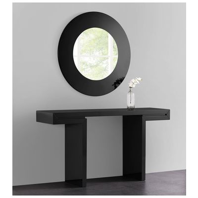 Whiteline Imports Delaney Console In High Black Gloss Lacquer CO1408-BLK