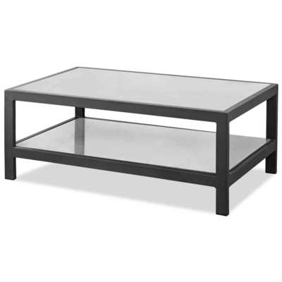 Whiteline Imports Angelina outdoor / indoor coffee table, White Aluminium frame, 5 mm tempered white glass top and... CT1594-WHT