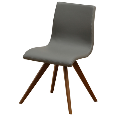 WhiteLine Dining Room Chairs, Brown,sableGray,Grey, HARDWOOD,Wood,MDF,Plywood,Beech Wood,Bent Plywood,Brazilian Hardwoods, Brown,WALNUTGray,Smoke,SMOKED,TaupeLeather,LeatheretteNatural,Wood,Plywood, Dining, Dining, 696576751523, DC1243P-GRY
