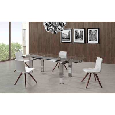 Whiteline Imports DT1234 Cuatro Extendable Dining Table