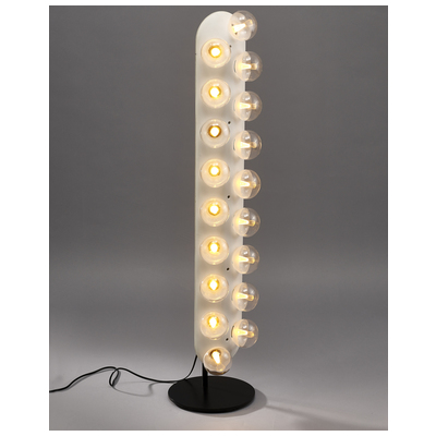 Whiteline Imports Ruby Floor Lamp White  FL1509-WHT