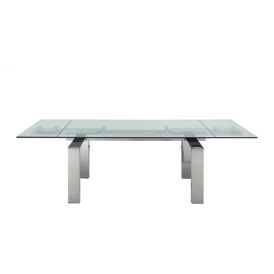 Whiteline Imports DT1234 Cuatro Extendable Dining Table