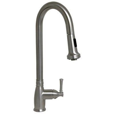Whitehaus Kitchen Faucets, Stainlees Steel, Kitchen, Faucet, 848130036618, WHS6800-PDK-BSS
