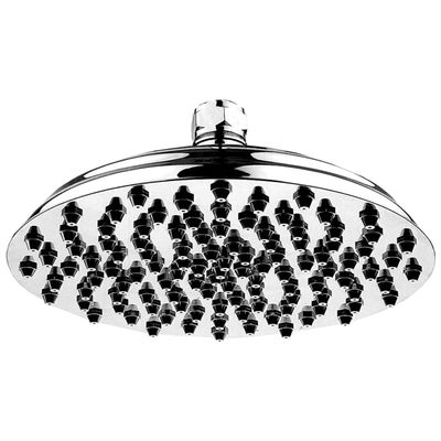 Whitehaus Showerhaus Large Sunflower Rainfall Showerhead With 108 Spray Nozzles - Solid Brass Construction With Adjustable Ball Joint In Polished Chrome WHSM01-12-C