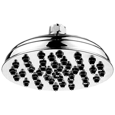 Whitehaus Showerhaus Sunflower Rainfall Showerhead With 45 Nozzles - Solid Brass Construction With Adjustable Ball Joint In Polished Chrome WHSM01-8-C