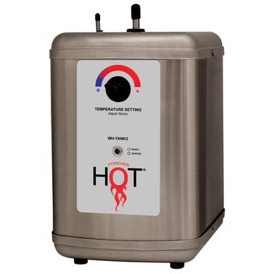 Whitehaus WH-TANK2 Satinless Steel Forever Hot Heating Tank For Use With All Of Instant Hot Water Dispensers