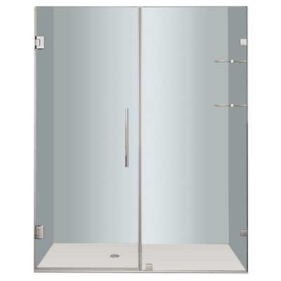 Aston Global SDR990 Nautis Gs Completely Frameless Hinged Shower Door With Shelves
