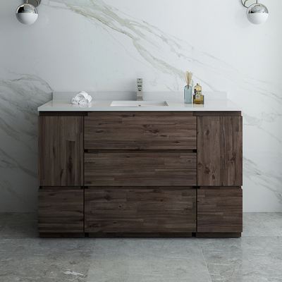 Fresca Formosa 54 inch Floor Standing Modern Bathroom Cabinet  FCB31-123012ACA-FC