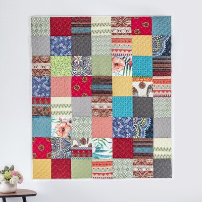 Greenland Home Fashions Renee Upcycle Multi Accessory Throw 50x60, 636047443250, GL-2307UTHR
