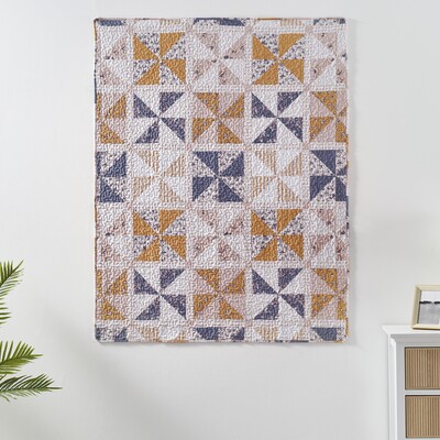 Greenland Home Fashions Pinwheel & Posey Peach Accessory Throw 50x60, 636047445155, GL-2312CTHR