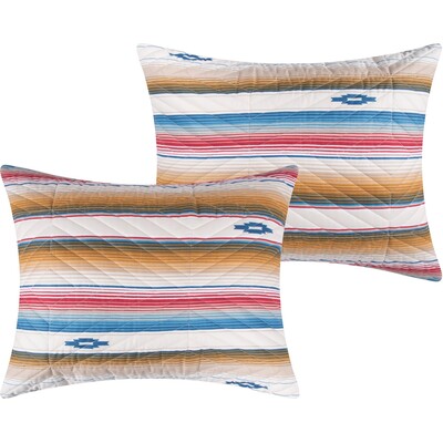 Greenland Home Fashions Painted Desert Sapphire Sham King 20x36, 636047446947, GL-2402AKS