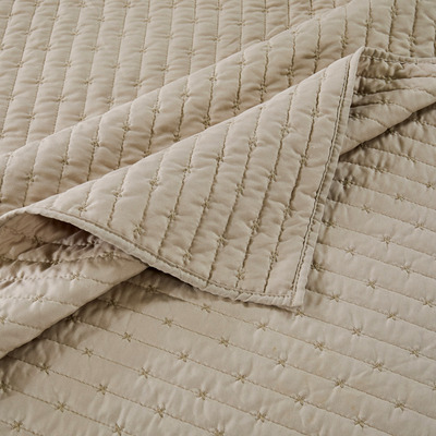 Greenland Home Fashions Monterrey Taupe Quilt Set 3-Piece King/Cal King 105x95 + 20x36 (2), 636047447227, GL-2402BMSK