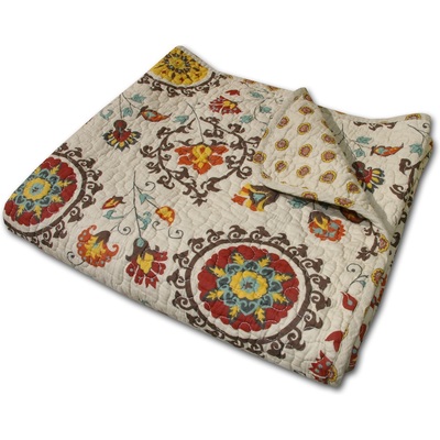 Greenland Home Fashions Antique Chic Multi Accessory Throw 50x60, 636047250247, GL-THROWAC