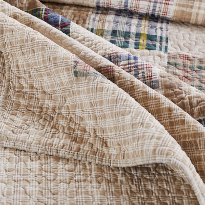 Greenland Home Fashions Oxford Taupe Accessory Throw 50x60, 636047308658, GL-THROWOX