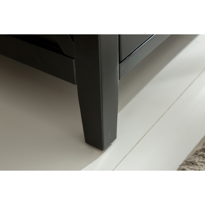 Laviva Wimbledon 36 inch Espresso Bathroom Vanity with Matte White VIVA Stone Solid Surface Countertop, 685757782555, 313YG319-36E-MW