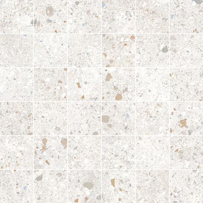 Soci tile SSP-059 Mediterranean White Matte 2X2 Mosaic 12X12
