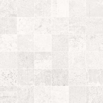 Soci tile SSP-062 Metallic White Natural 2X2 Mosaic 12X12