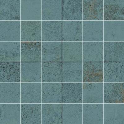 Soci tile SSP-063 Metallic Green Natural 2X2 Mosaic 12X12