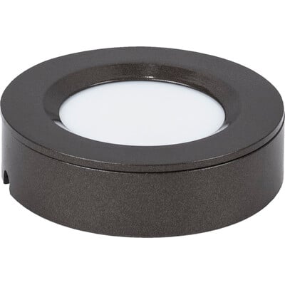 Task Lighting 190 Lumens/Fixture 12-volt Standard Output Puck Light, Tunable-White, White, Bronze, 2700K-5000K, 840002553070, L-PS-TDC-BZ