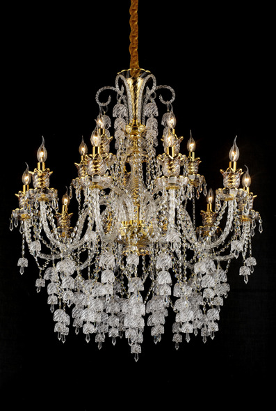 AFD Chandeliers Chandelier Gold, Clear, Crystal