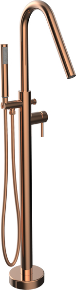 AandE Faucets Clawfoot Freestanding Tub Faucets Rose Gold Modern