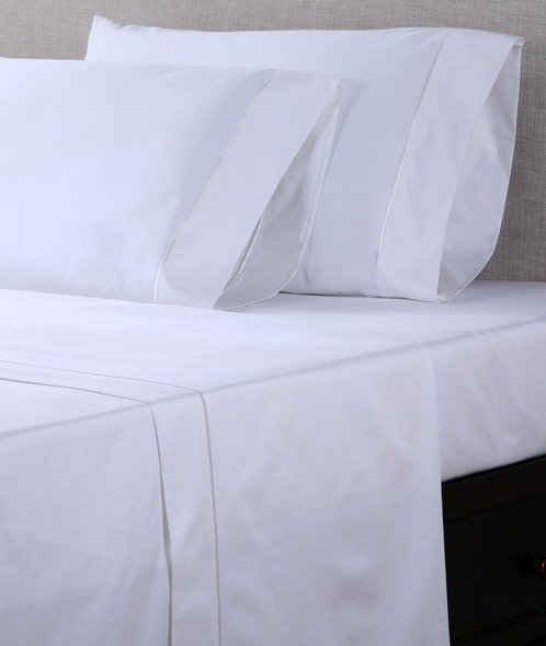 Affluence T1000 Sateen SS Sheets and Sheet Sets Bright White