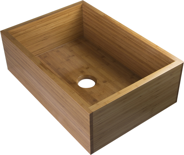 Alfi Kitchen Sink Single Bowl Sinks Natural Wood Modern