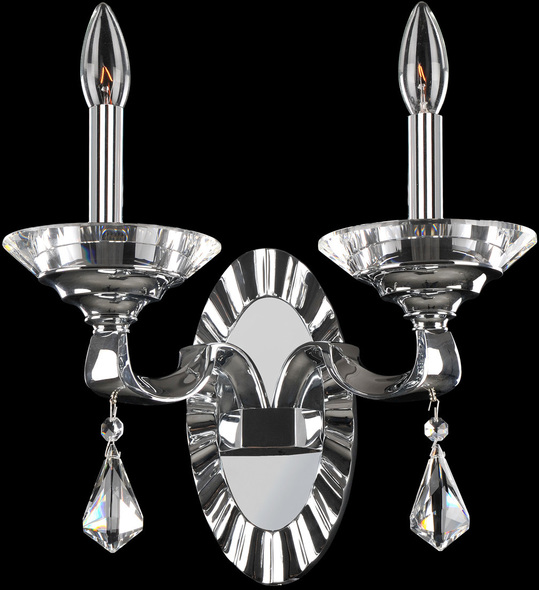Allegri Wall Sconce Wall Sconces Firenze Clear Modern Classic