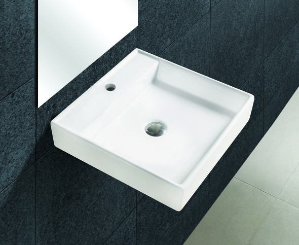 American Imaginations Vessel Bathroom Vanity Sinks White Modern