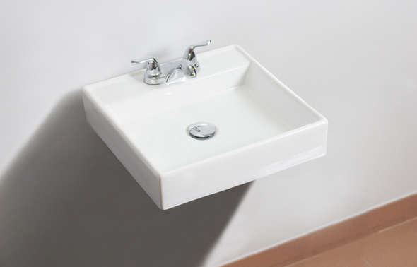 American Imaginations Vessel Bathroom Vanity Sinks White Modern