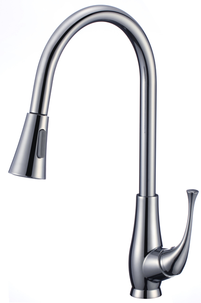 American Imaginations Kitchen Faucet Kitchen Faucets Chrome Transitional