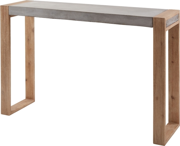 ELK Home Console Table / Desk Accent Tables Atlantic Brushed, Concrete Transitional