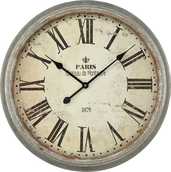 ELK Home Clock Clocks Salvaged Metal Transitional