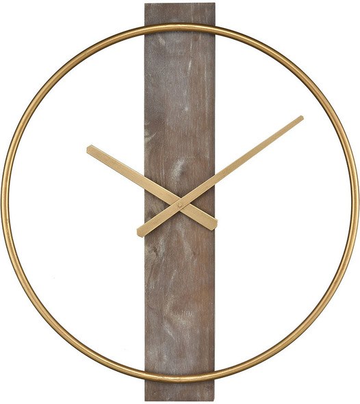  ELK Home Clock Clocks Gold, Grey Wood Transitional