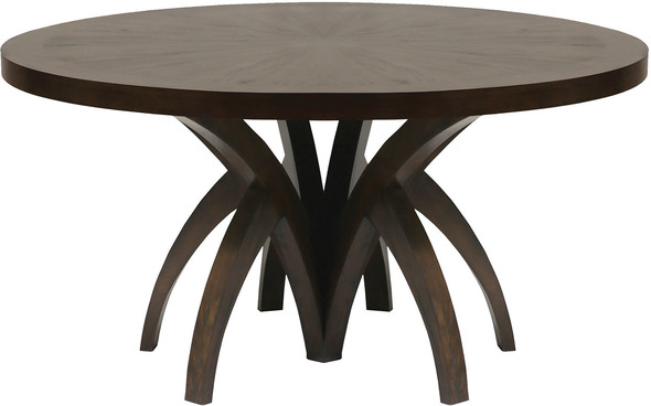 ELK Home Dining Table Dining Room Tables Weathered Mahogany Transitional