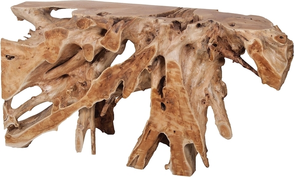 ELK Home Console Table / Desk Accent Tables Natural Transitional