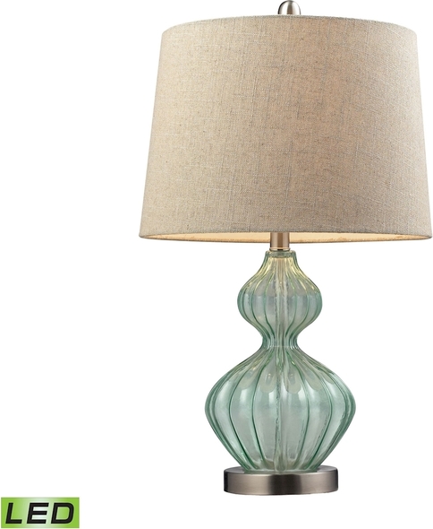  ELK Home Table Lamp Table Lamps Light Green Smoke Transitional